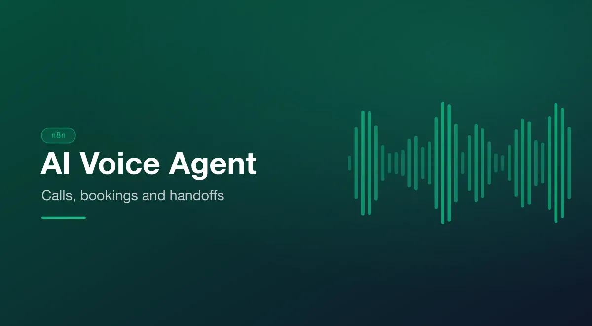 AI Voice Agent (n8n MCP) project cover