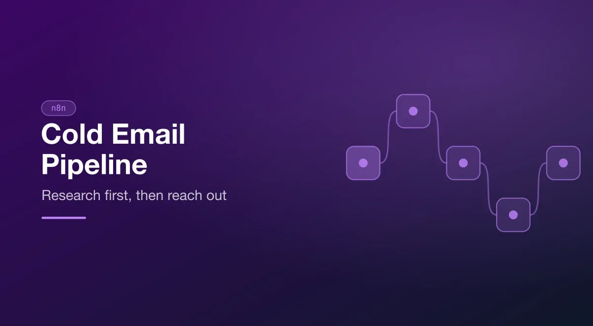 Cold Email Pipeline (n8n) project cover