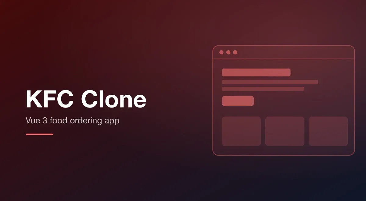 KFC Clone project cover