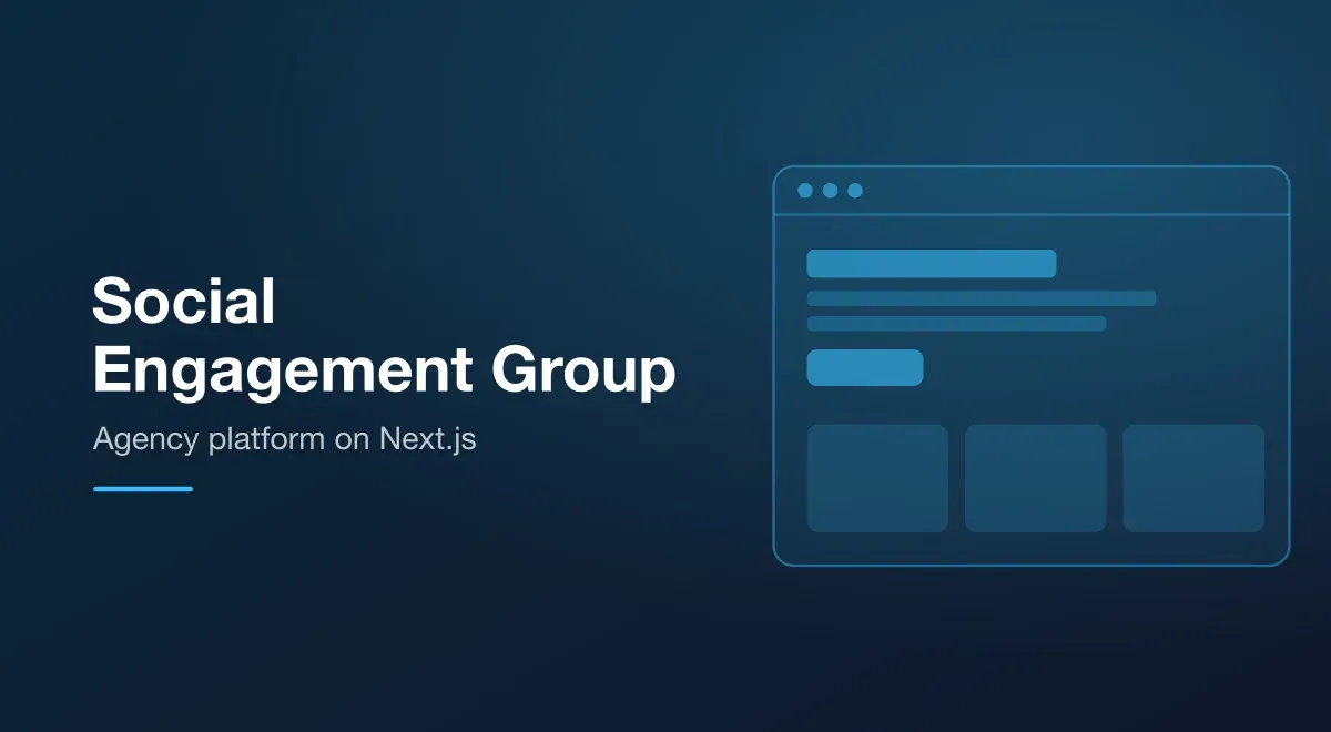 Social Engagement Group project cover